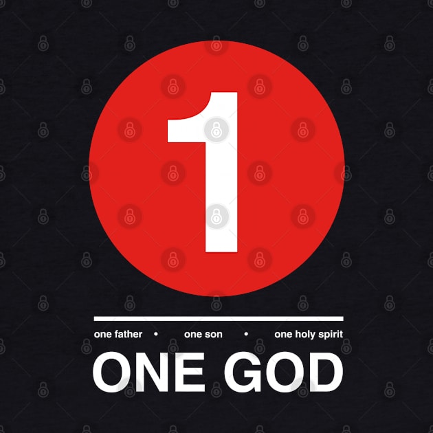 ONE GOD-RED by God Given apparel